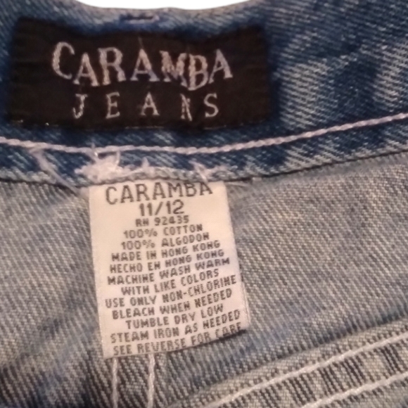 Denim Skirt Vintage Y2K Embroidered Flowers - Picture 7 of 9